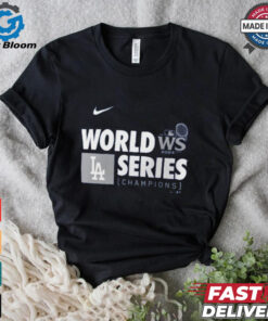 Los Angeles Dodgers Nike Royal 2024 World Series Champions Banner T Shirt