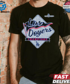 Los Angeles Dodgers Shield 2024 World Series Champions Logo Shirt