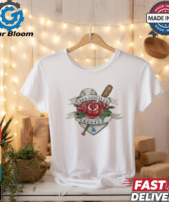 Los Angeles Dodgers Tattoo Rose 2024 Shirt