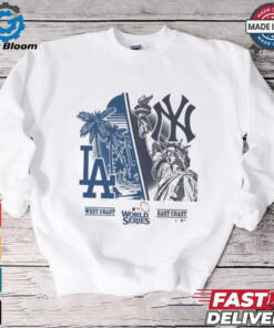 Los Angeles Dodgers vs. New York Yankees ’47 2024 World Series Matchup Split T Shirt