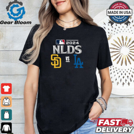 Los Angeles Dodgers vs. Padres 2024 MLB NLDS Bound T Shirt