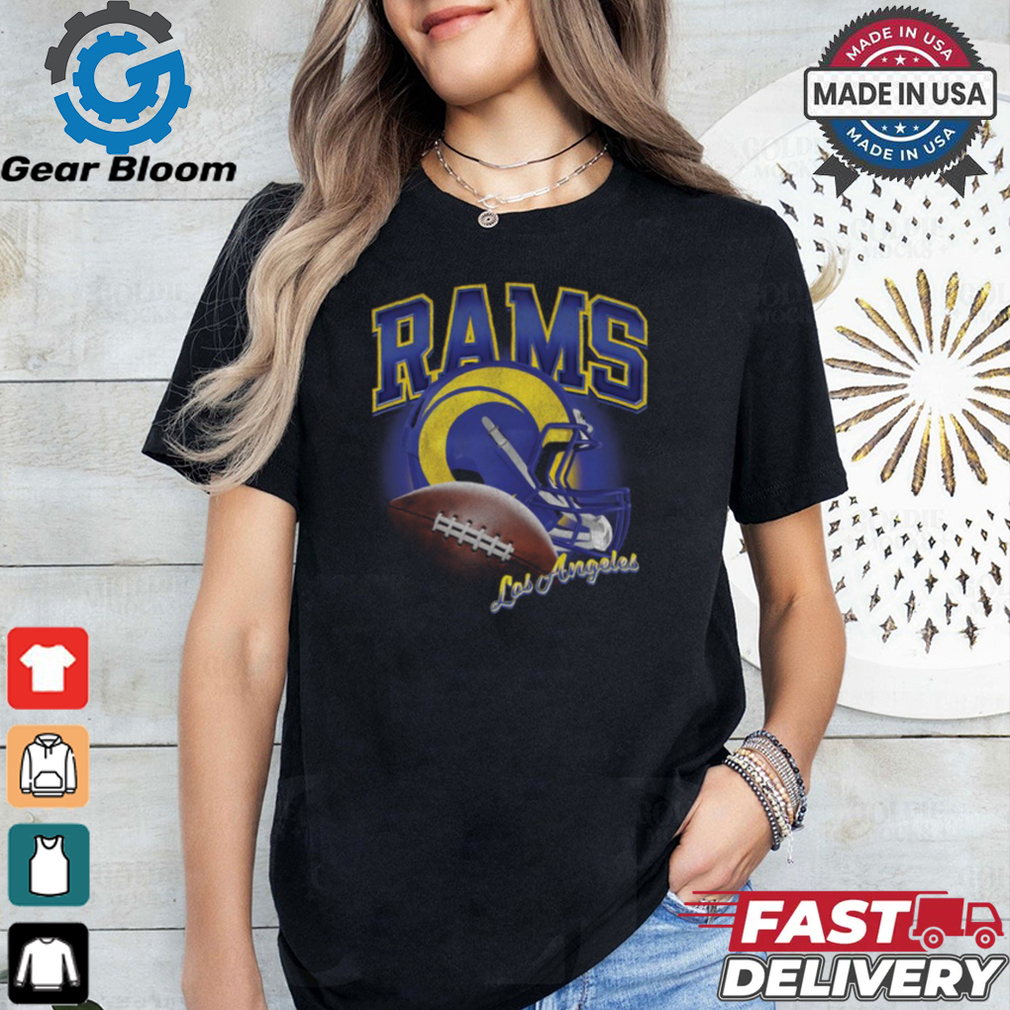 Los Angeles Rams Spiral Heavyweight T Shirt Los Angeles Rams Spiral Heavyweight T Shirt