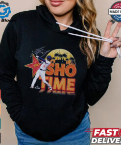 Los Angeles Shohei Ohtani Sho Tme Signature Retro MLB t shirt