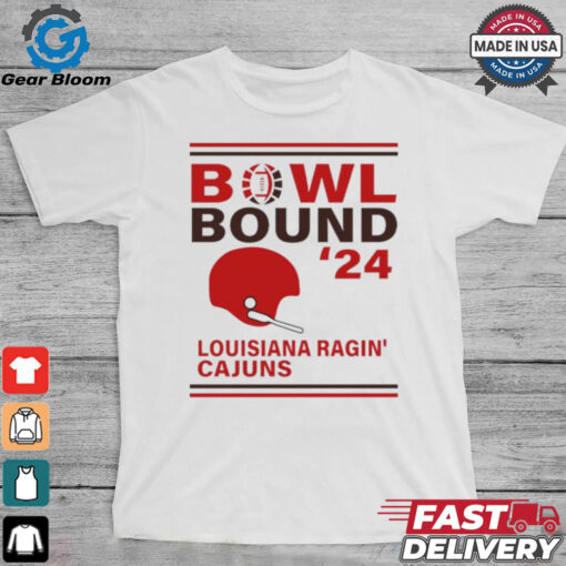 Louisiana Ragin’ Cajuns 2024 Bowl Bound Helmet Shirt