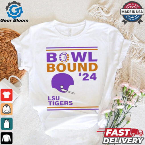 Lsu Tigers 2024 Bowl Bound Helmet Shirt