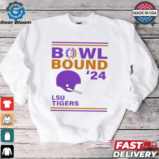 Lsu Tigers 2024 Bowl Bound Helmet Shirt