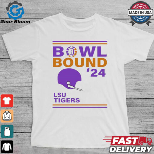 Lsu Tigers 2024 Bowl Bound Helmet Shirt