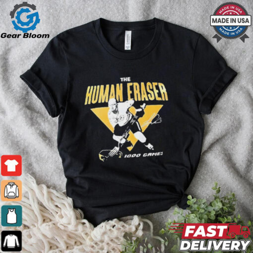 Luke Schenn Nashville Predators NHL The Human Eraser 1000 Game t shirt