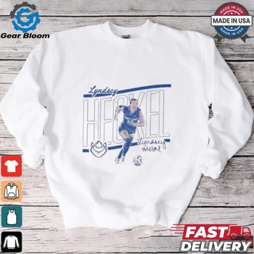 Lyndsey Heckel Saint Louis Billikens signature player cartoon shirt