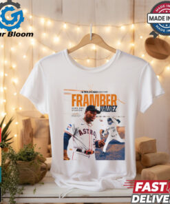 MLB 2024 American League Wild Card Houston Astros Framber Valdez Game One Starter signature t shirt