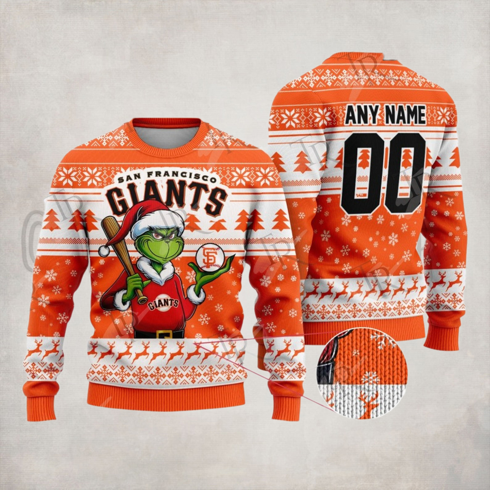 MLB San Francisco Giants Grinch Christmas Sweater Design MLB San Francisco Giants Grinch Christmas Sweater Design