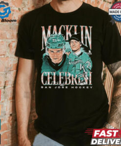 Macklin celebrini san jose vintage shirt