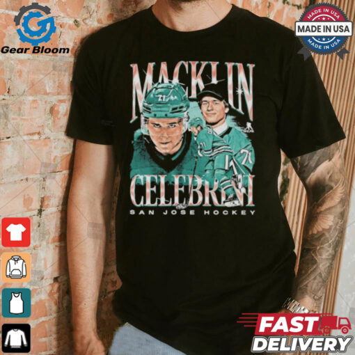 Macklin celebrini san jose vintage shirt
