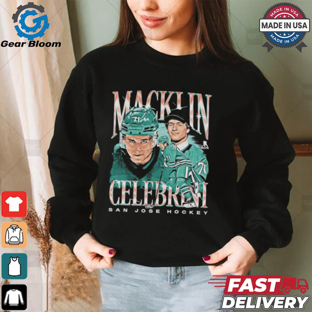 Macklin celebrini san jose vintage shirt Macklin celebrini san jose vintage shirt