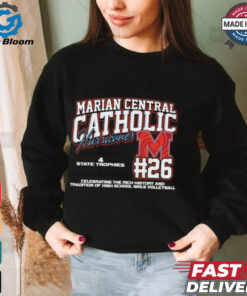 Marian Central Catholic Hurricanes #26 Celebrating The Rich History And Tradition Of High School Girls Volleyball Shirt