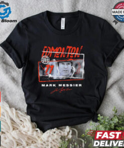 Mark Messier 11 Edmonton Oilers hockey signature shirt