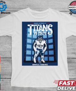 Matchup Tennessee Titans vs Indianapolis Colts NFL Oct 13th 2024 Nashville Tennessee Poster t shirt