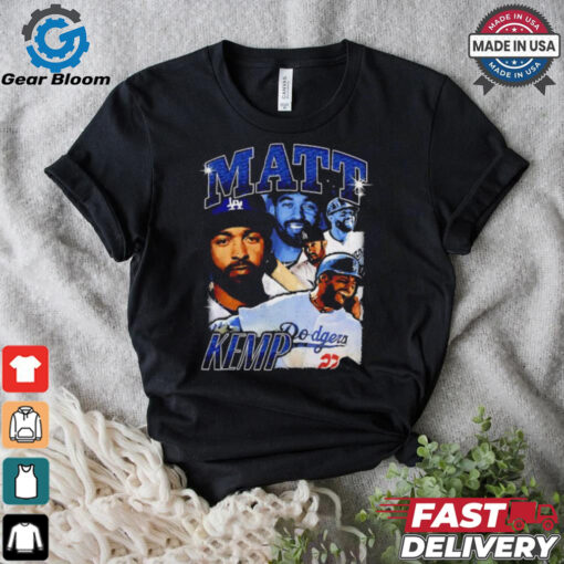 Matt Kemp Dodgers picture collage shirt