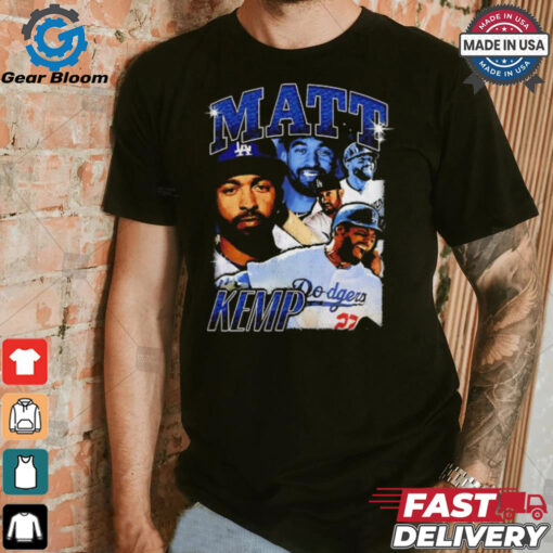 Matt Kemp Dodgers picture collage shirt