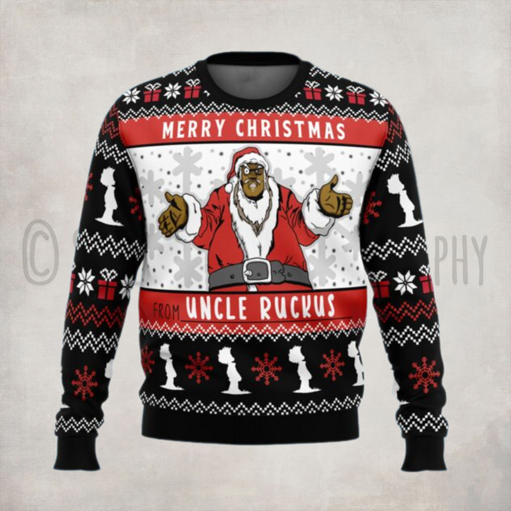 Merry Christmas From Uncle Ruckus Ugly Christmas Sweater Merry Christmas From Uncle Ruckus Ugly Christmas Sweater