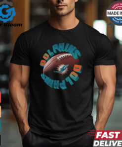 Miami Dolphins Spiral Heavyweight T Shirt