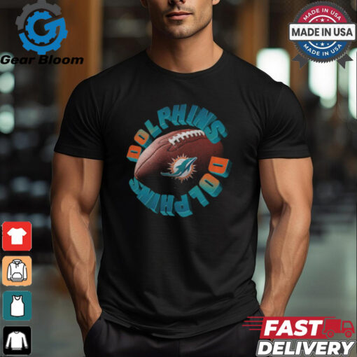 Miami Dolphins Spiral Heavyweight T Shirt