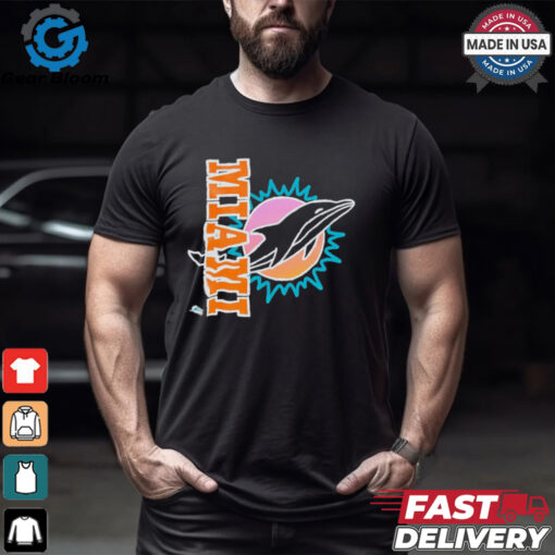 Miami Dolphins x Aleali May Black T Shirts