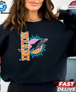 Miami Dolphins x Aleali May Black T Shirts