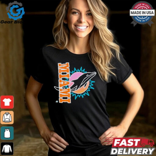 Miami Dolphins x Aleali May Black T Shirts