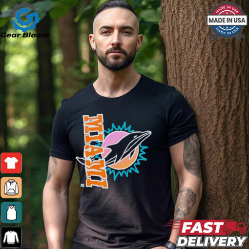 Miami Dolphins x Aleali May Black T Shirts