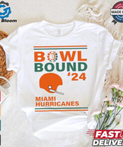 Miami Hurricanes 2024 Bowl Bound Helmet Shirt