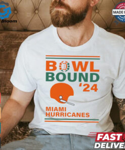 Miami Hurricanes 2024 Bowl Bound Helmet Shirt