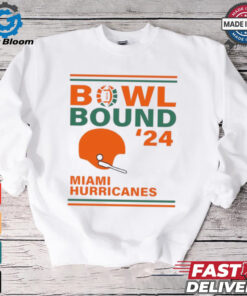 Miami Hurricanes 2024 Bowl Bound Helmet Shirt