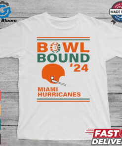 Miami Hurricanes 2024 Bowl Bound Helmet Shirt