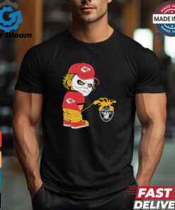 Michael Myers X Kansas City Chiefs Pee On Las Vegas Raiders Shirt