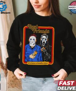 Michael Myers vs Ghostface real friends it’s been a lonely year Halloween shirt