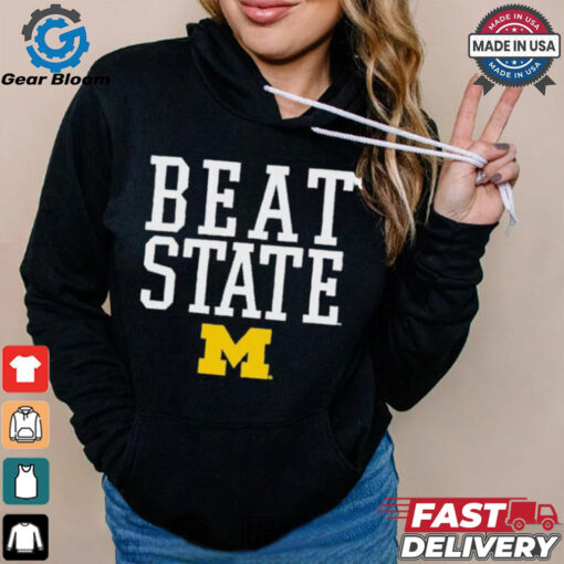 Michigan Wolverines Beat State Rally Call NCAA t shirt