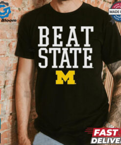 Michigan Wolverines Beat State Rally Call NCAA t shirt