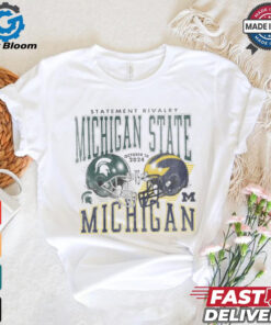 Michigan Wolverines vs. Michigan State Spartans Football 2024 Statement Rivalry Matchup Set Shirt