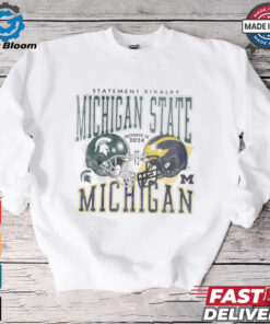 Michigan Wolverines vs. Michigan State Spartans Football 2024 Statement Rivalry Matchup Set Shirt