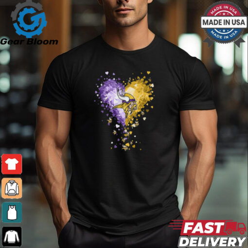 Minnesota Vikings Crystal Heart Shirt