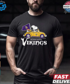 Minnesota Vikings Snoopy Road Trip T Shirt