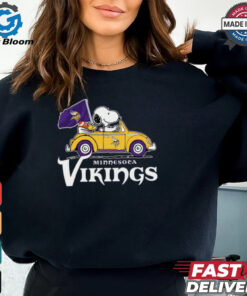 Minnesota Vikings Snoopy Road Trip T Shirt