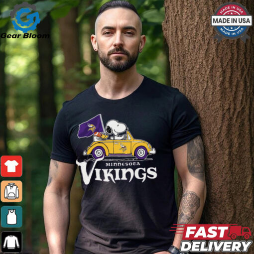 Minnesota Vikings Snoopy Road Trip T Shirt