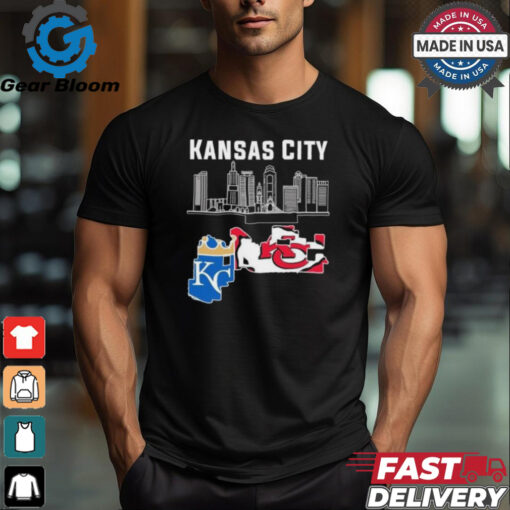 Missouri Skyline Kansas City Chiefs X Kansas City Royals Shirt
