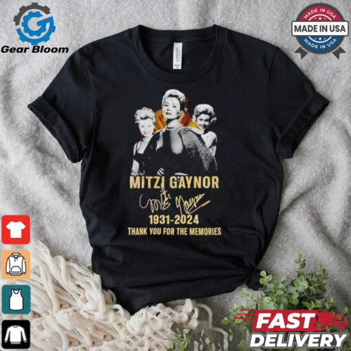 Mitzi Gaynor 1931 2024 Thank You For The Memories shirt