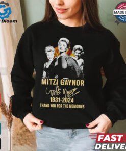 Mitzi Gaynor 1931 2024 Thank You For The Memories shirt