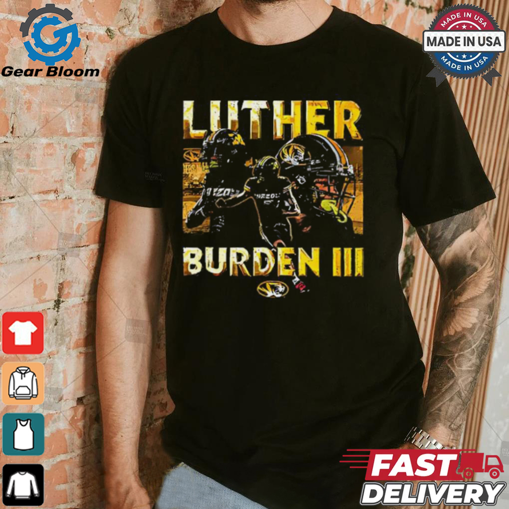 Mizzou Tigers 2024 Luther Burden III picture collage shirt Mizzou Tigers 2024 Luther Burden III picture collage shirt