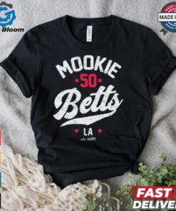 Mookie Betts #50 Los Angeles Dodgers T shirts