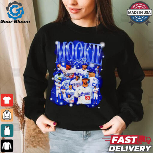 Mookie Betts Bootleg Los Angeles Dodgers baseball shirt